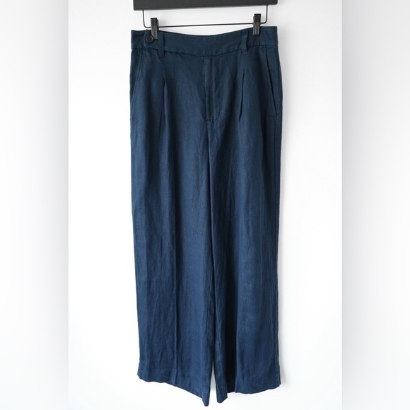 Madewell "The Harlow" Wide Leg Linen Pant NWT - Picture 7 of 12